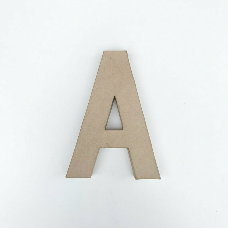 A Letra papel maché