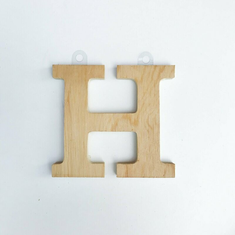 H de madera