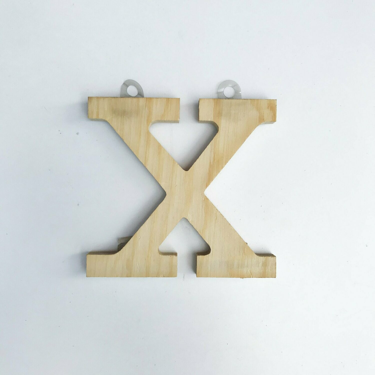 X de madera