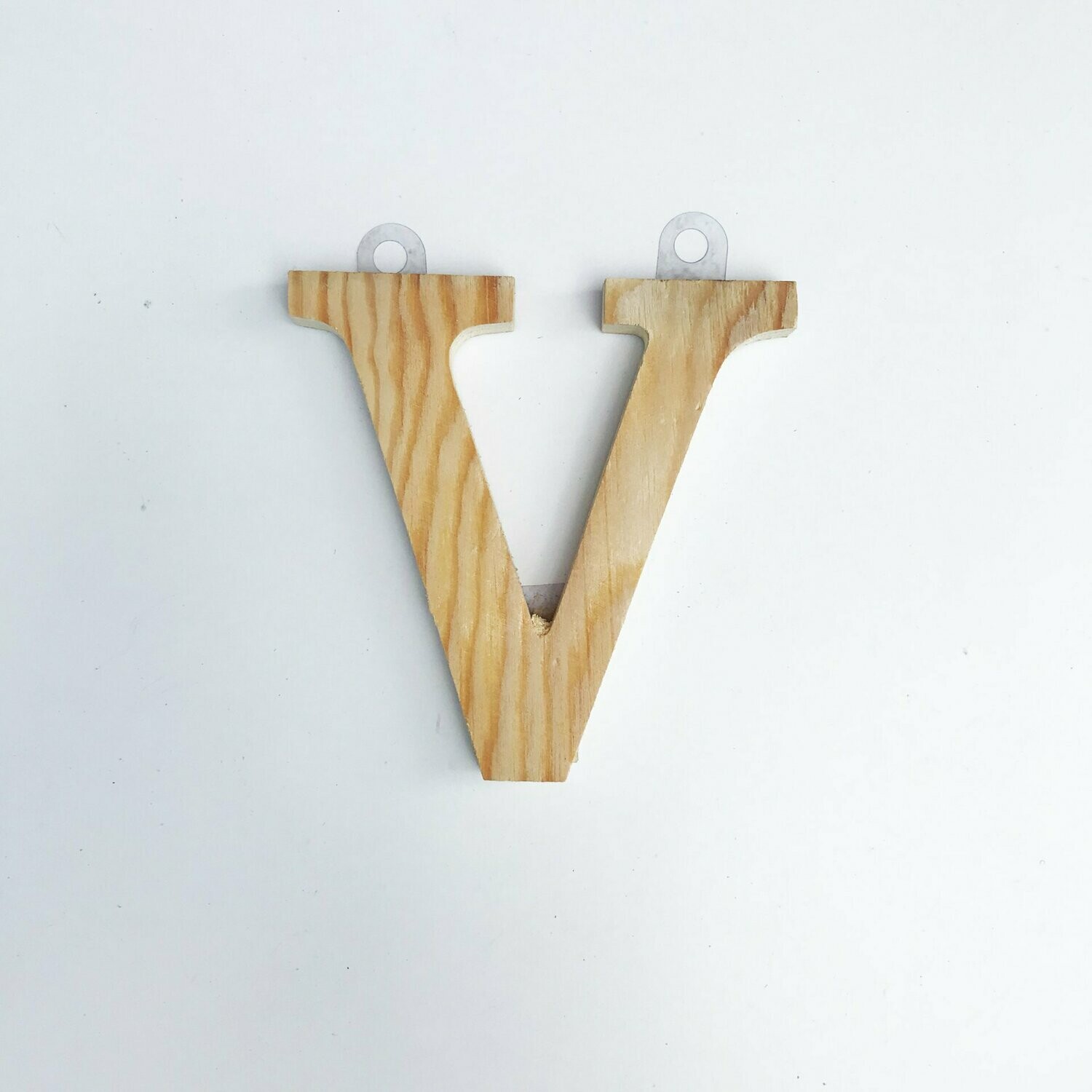 V de madera