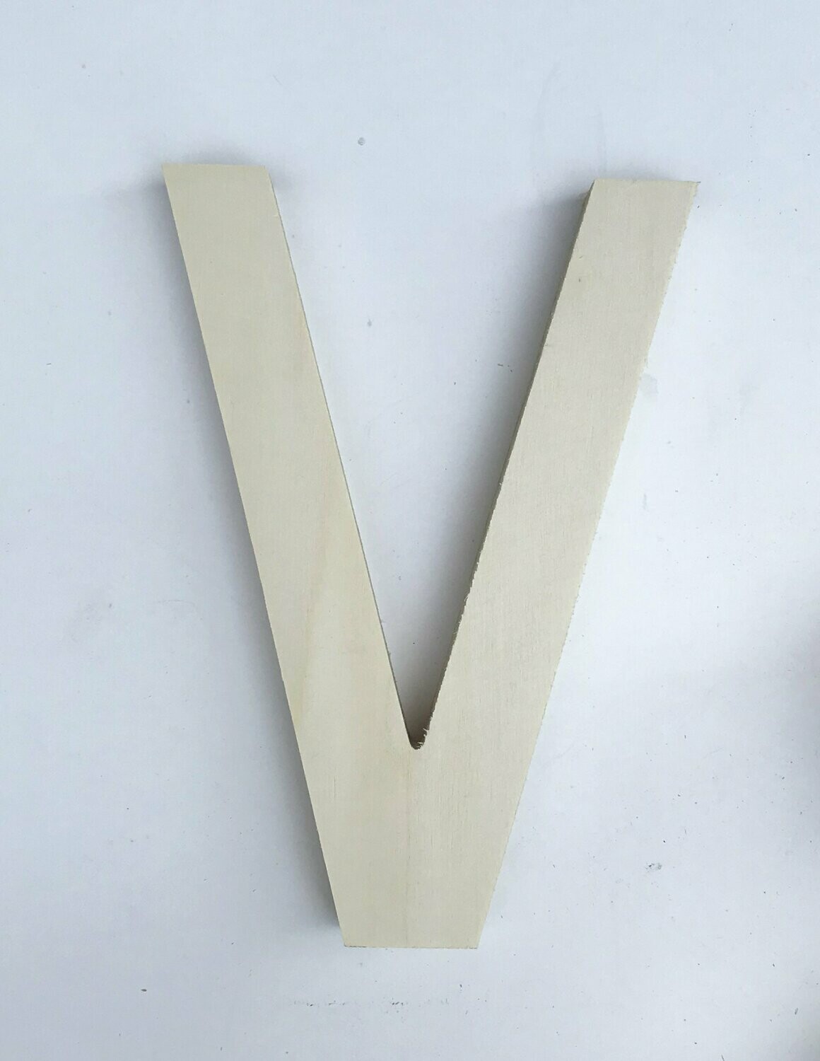 V de madera