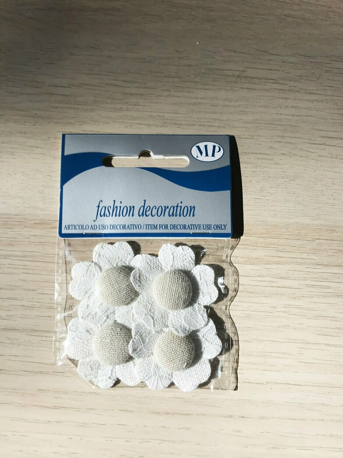 4 Flores de tela