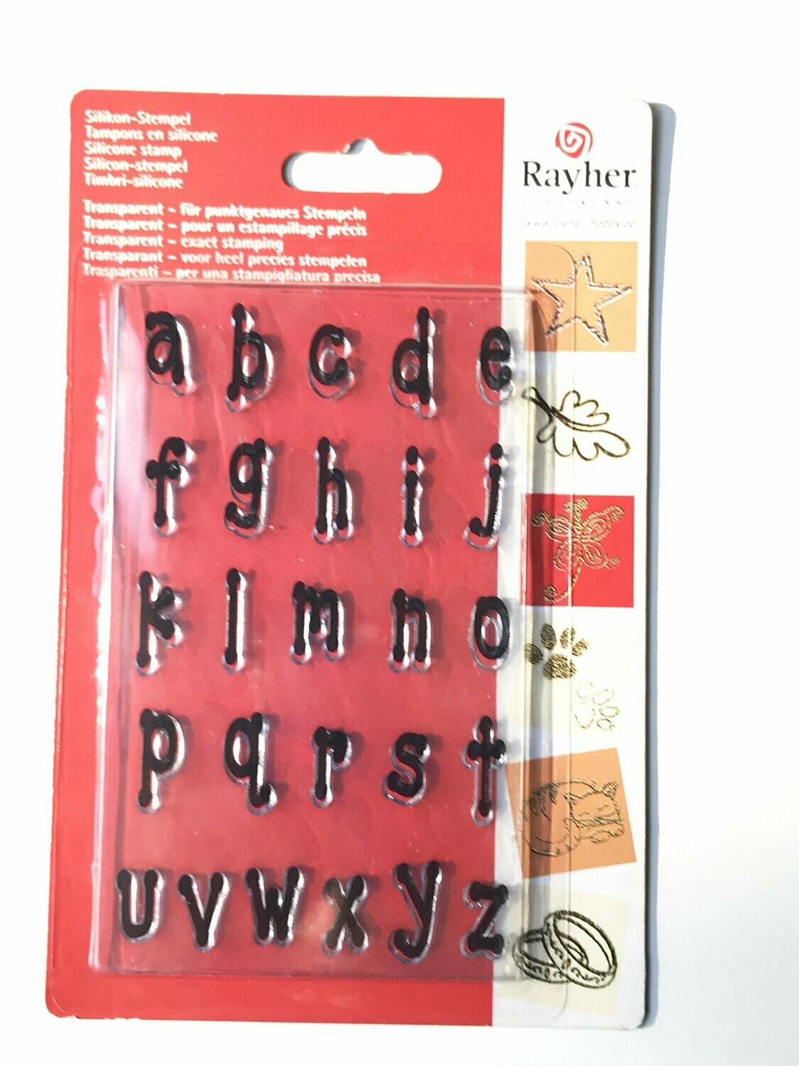Sello minúsculas silicona