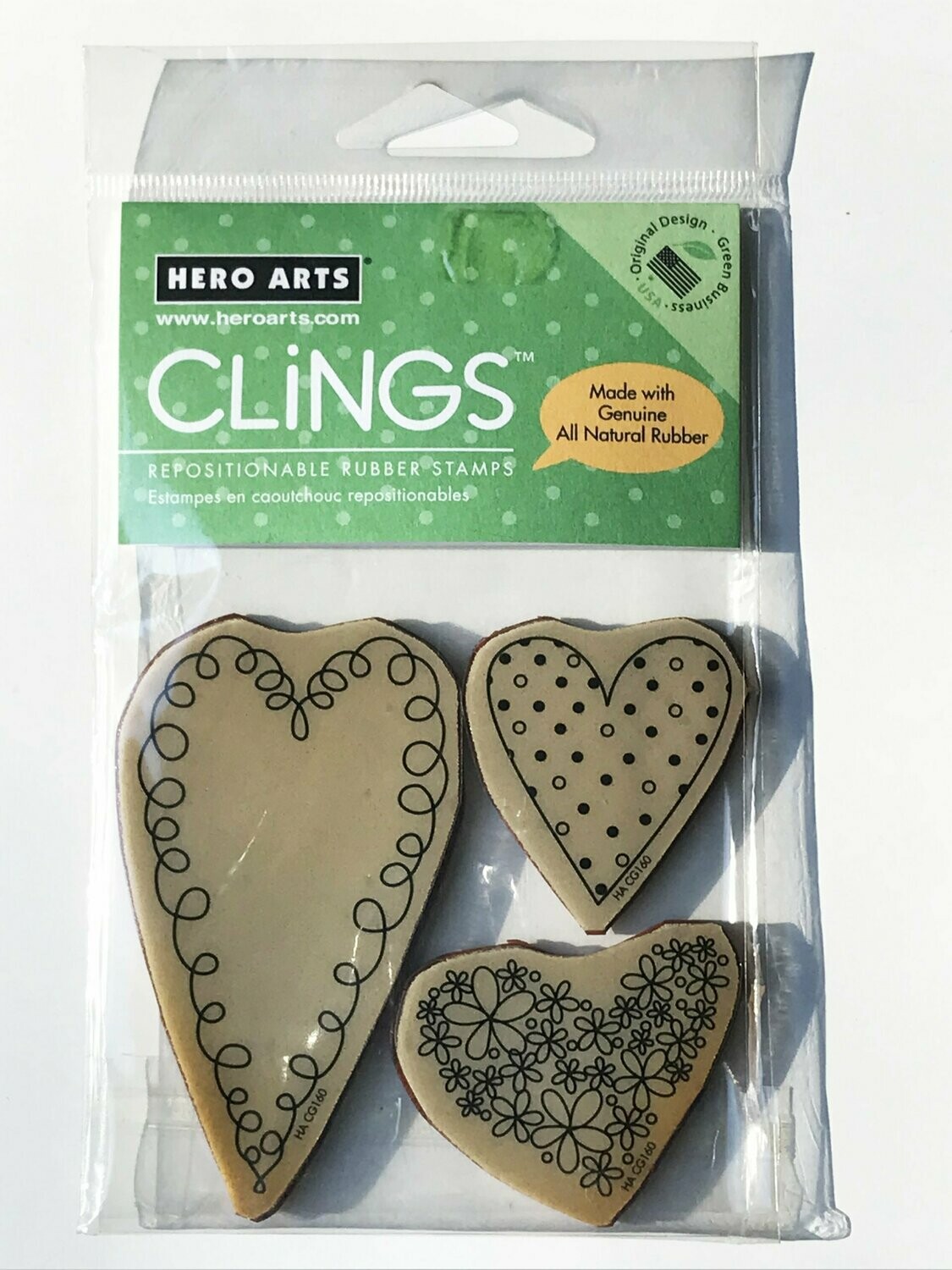 Conjunto de sellos corazón
