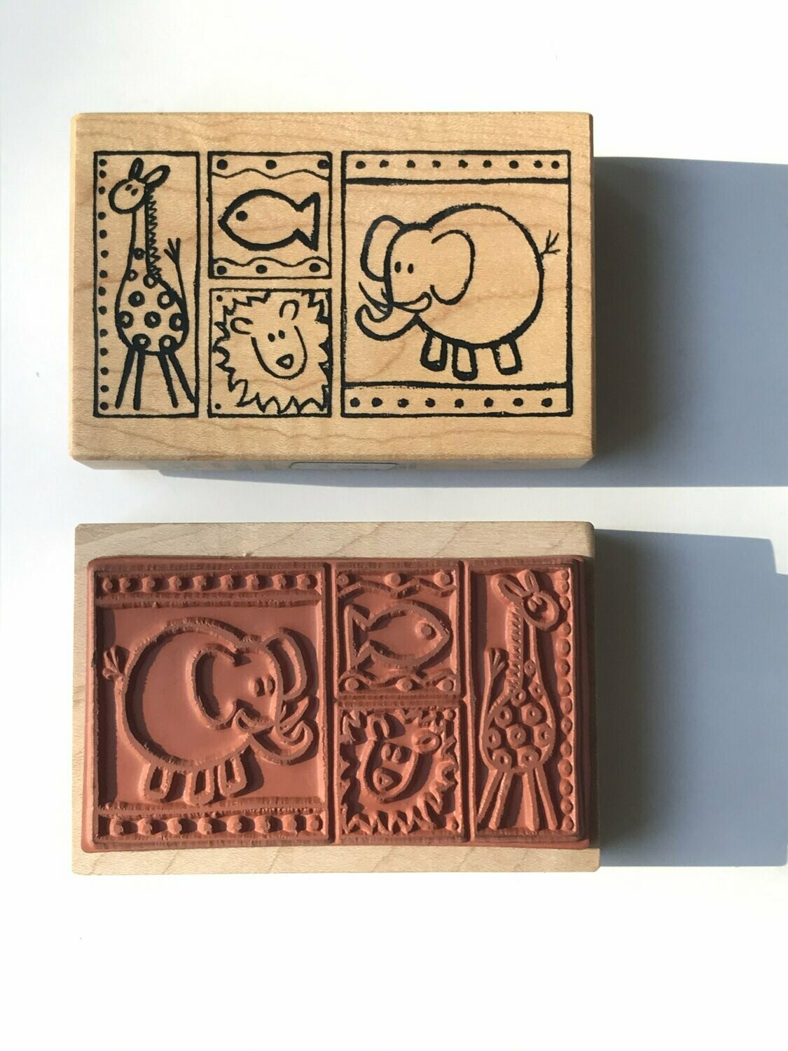 Sello madera "Animales"