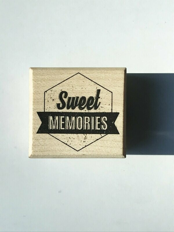 Sello madera "Memories"