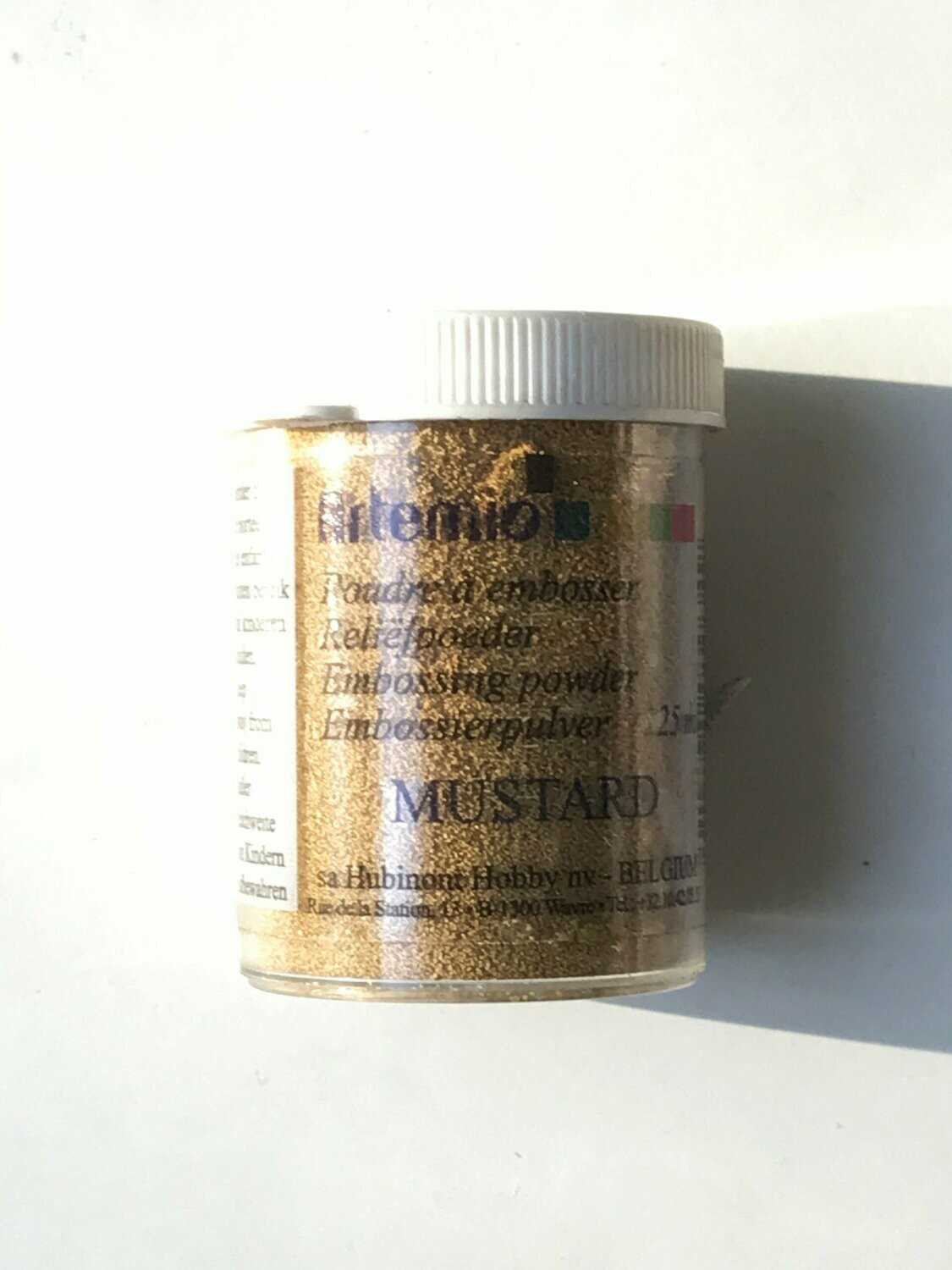 Polvos embossing Mostaza
