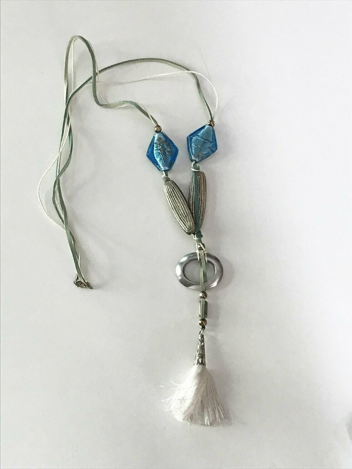 Collar cristal y metal