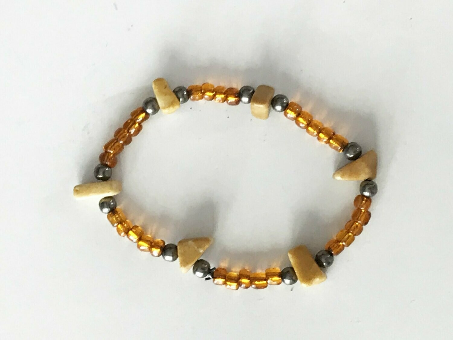 Pulsera topacio y cristal