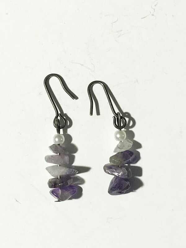 Pendientes de Amatista