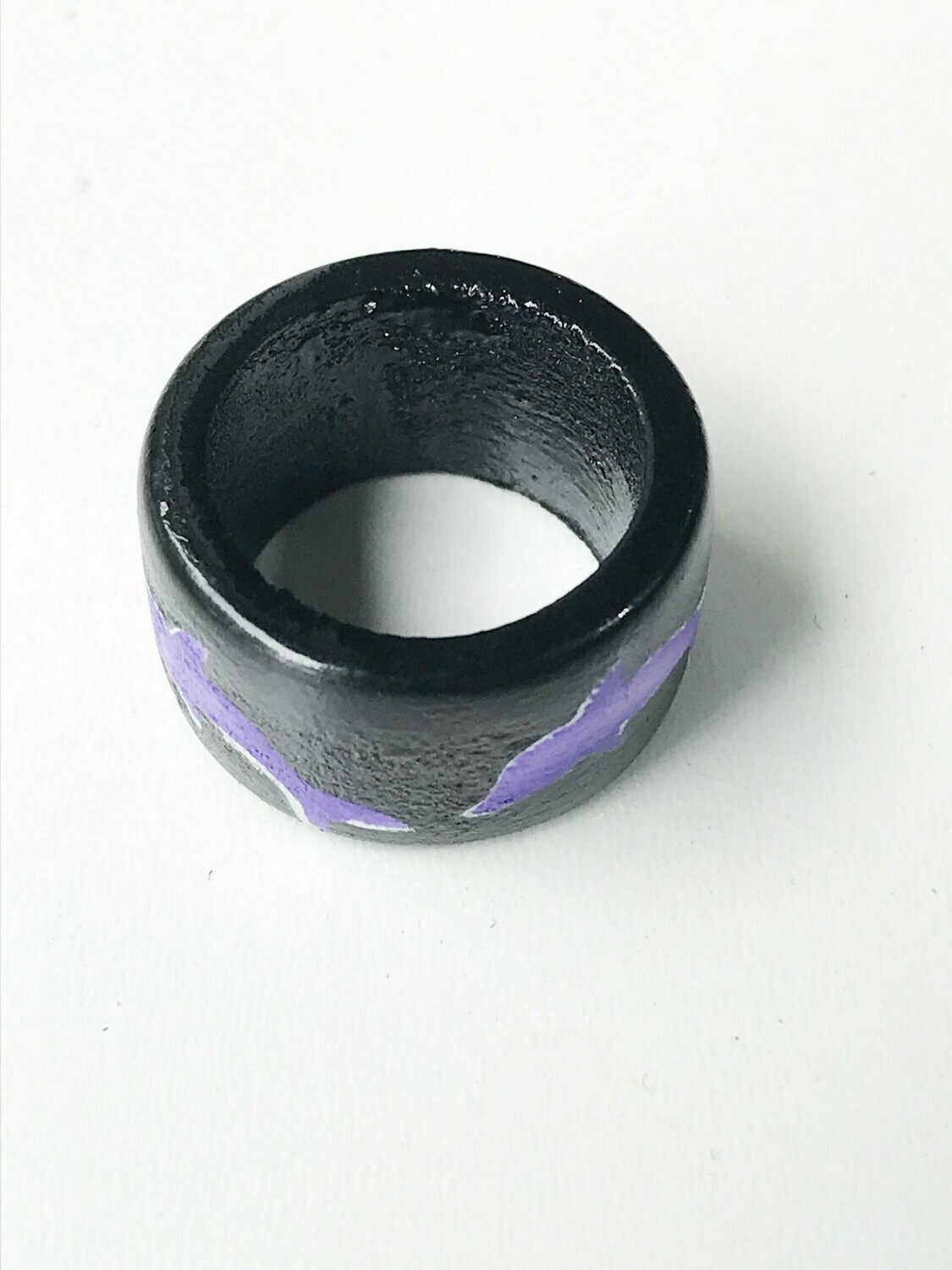 Anillo madera delfines
