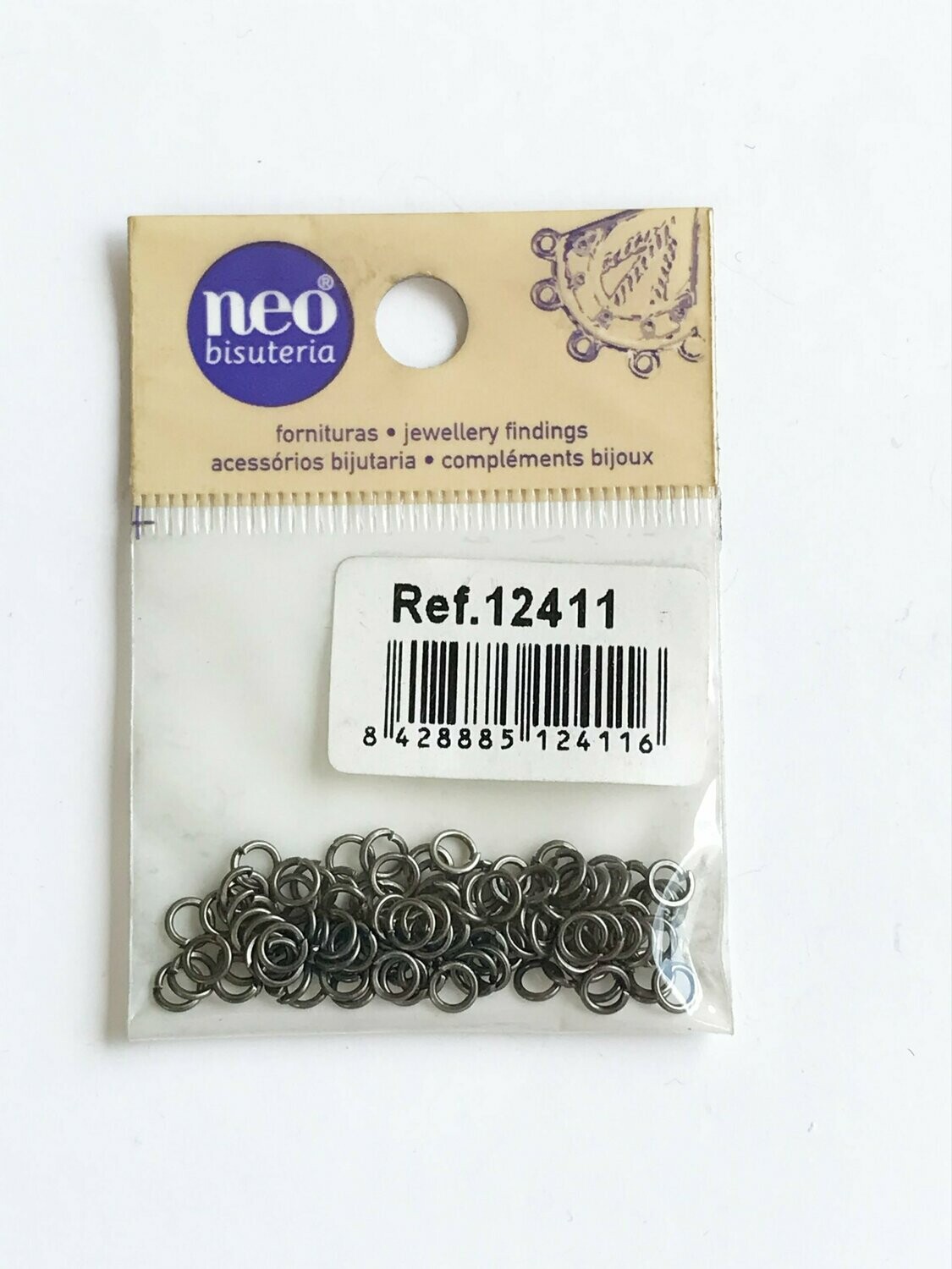 100 anillas metálicas