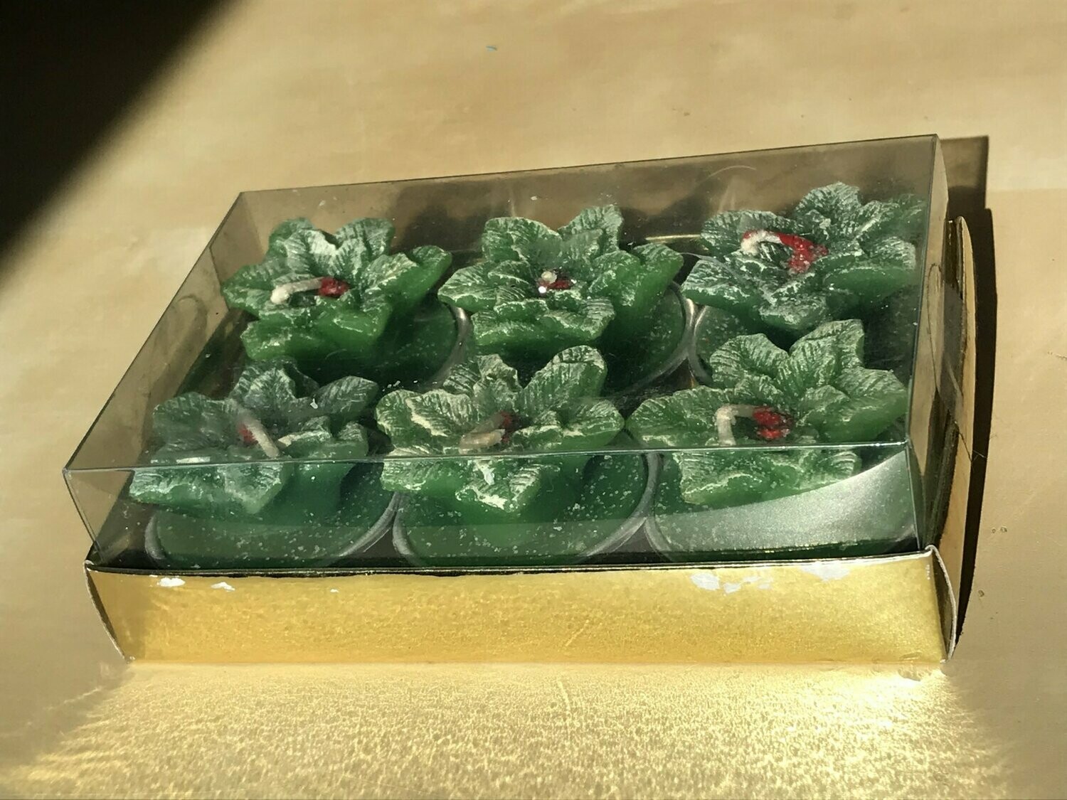 6 velas acebo