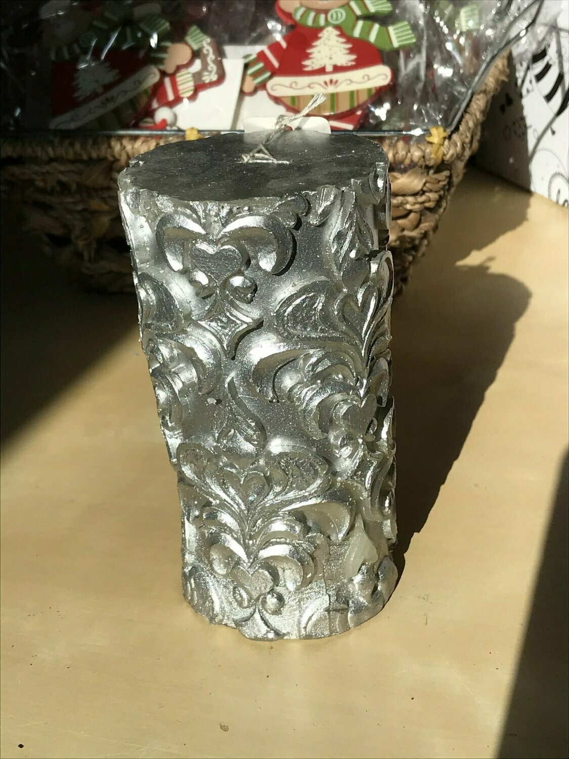 Vela labrada plateada