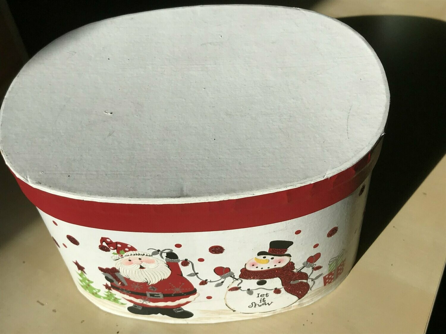 Caja ovalada