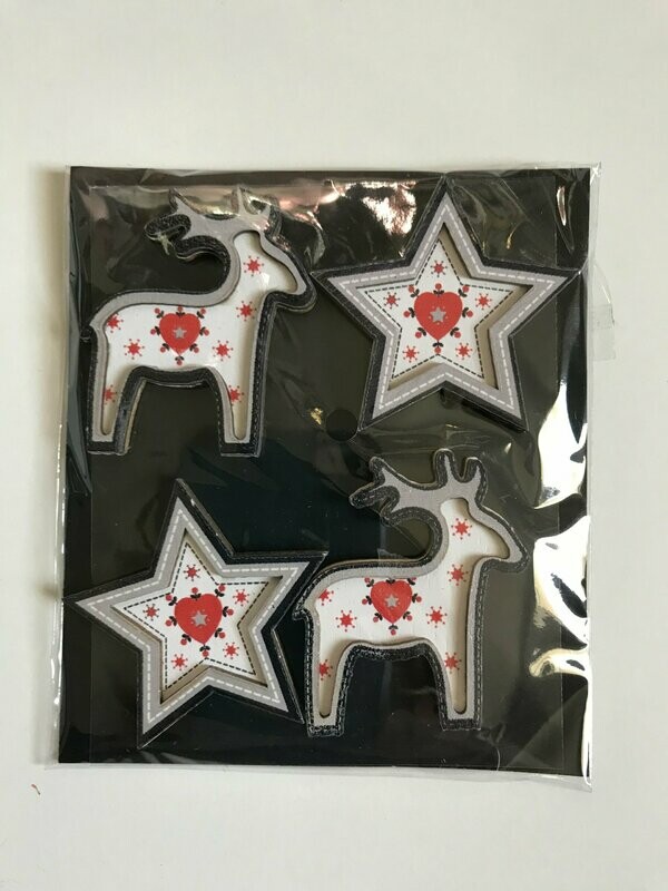 Stikers de madera adhesivos