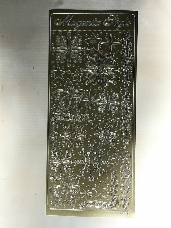 Stickers adhesivos dorados