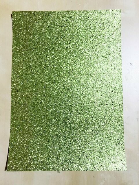 Cartulina Glitter verde