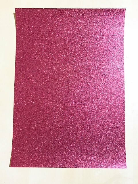 Cartulina Glitter roja