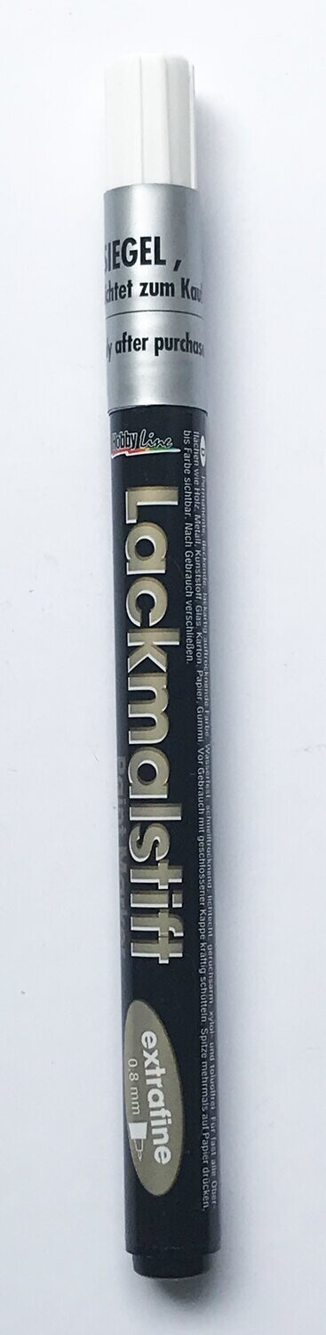 Rotulador pintura esmalte Negro