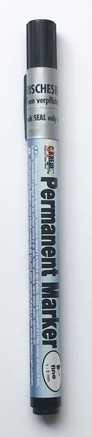 Rotulador permanente negro