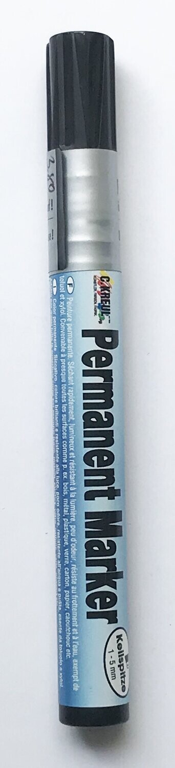 Rotulador permanente negro