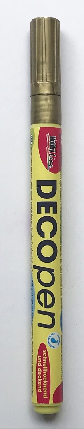 Rotulador pintura dorada