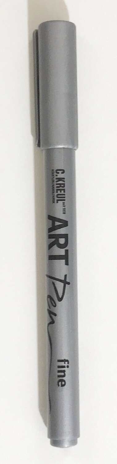Rotulador Art Pen Fino plateado