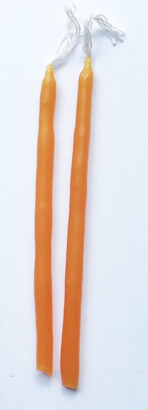 2 Vela mástil pequeño naranja