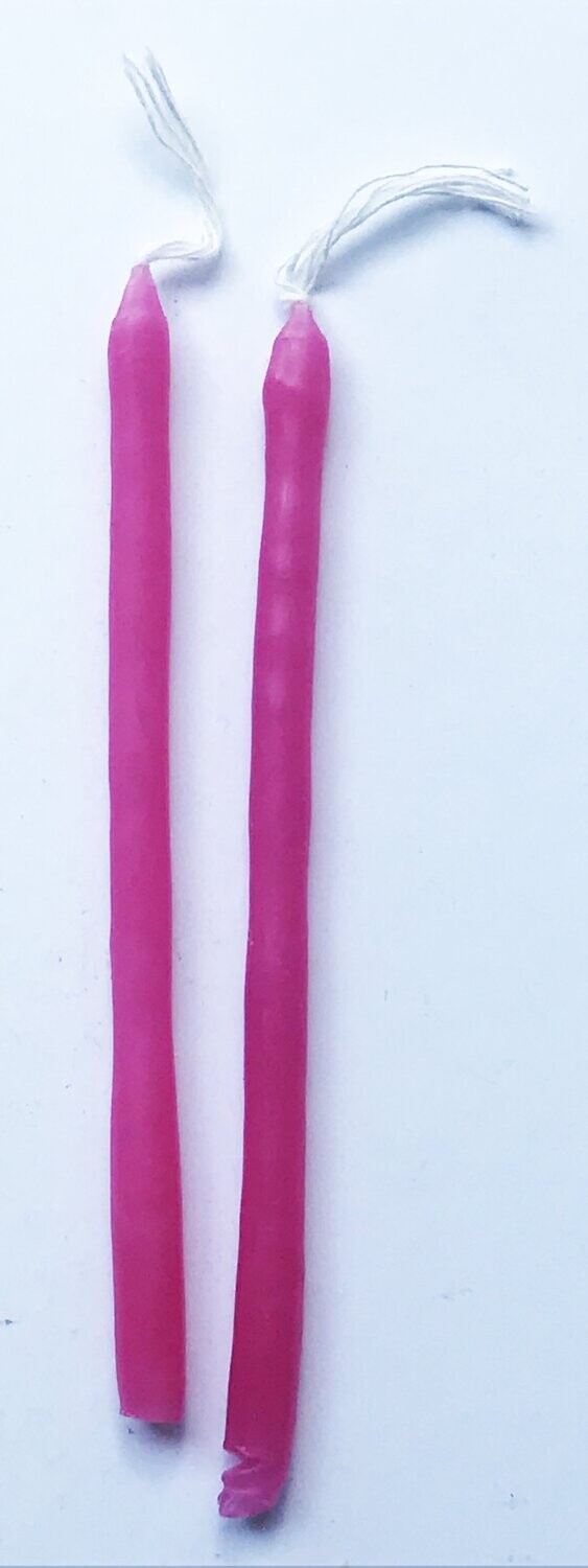 2 Vela mástil pequeño fuxia