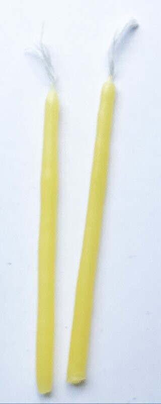 2 Vela mástil pequeño amarillo