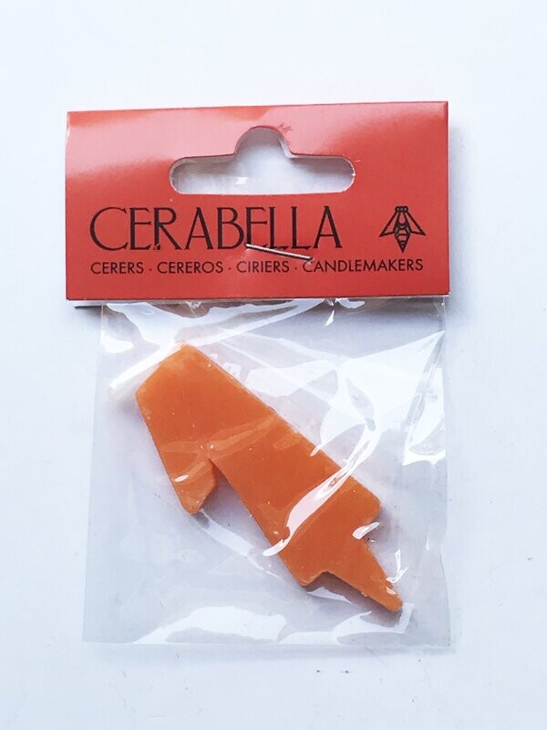 Vela 1 naranja