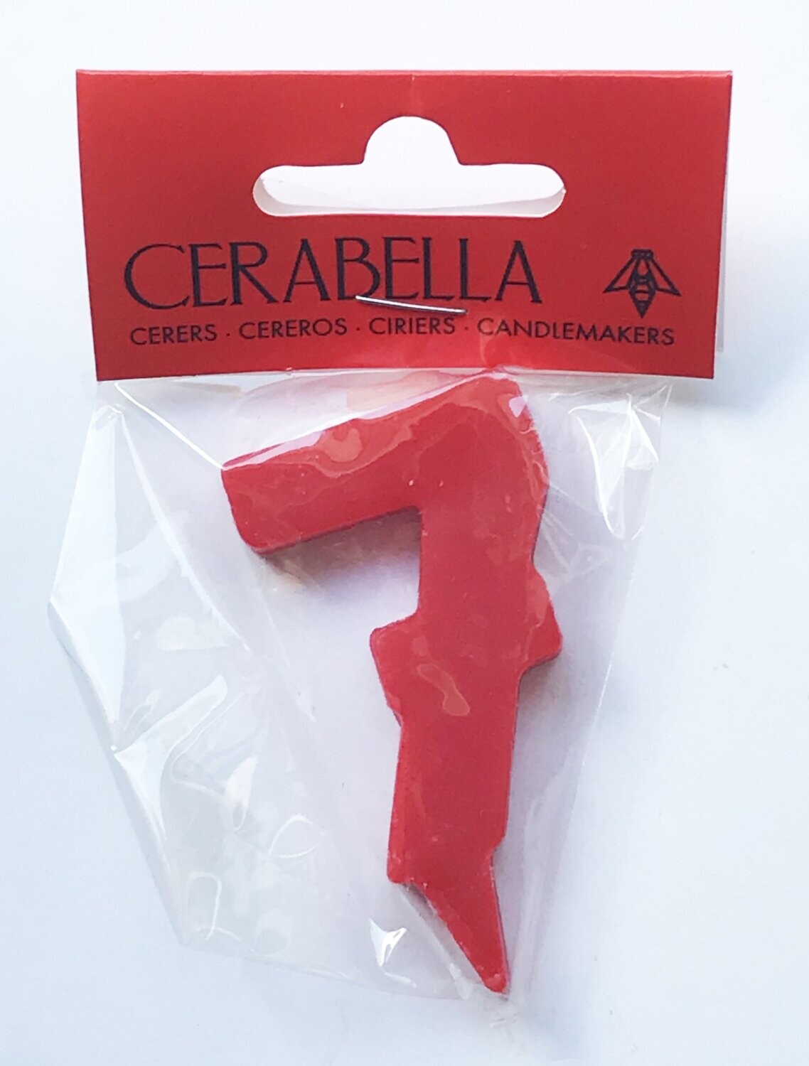 Vela 7 rojo