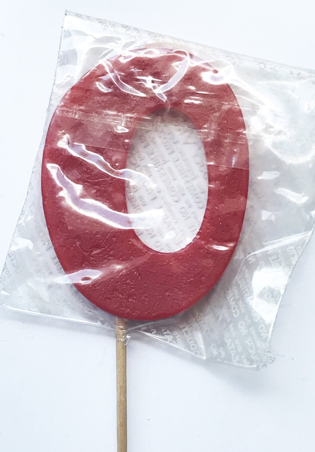 Vela piruleta 0 Roja