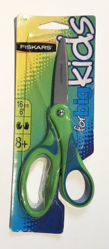 Tijeras para niños verde
