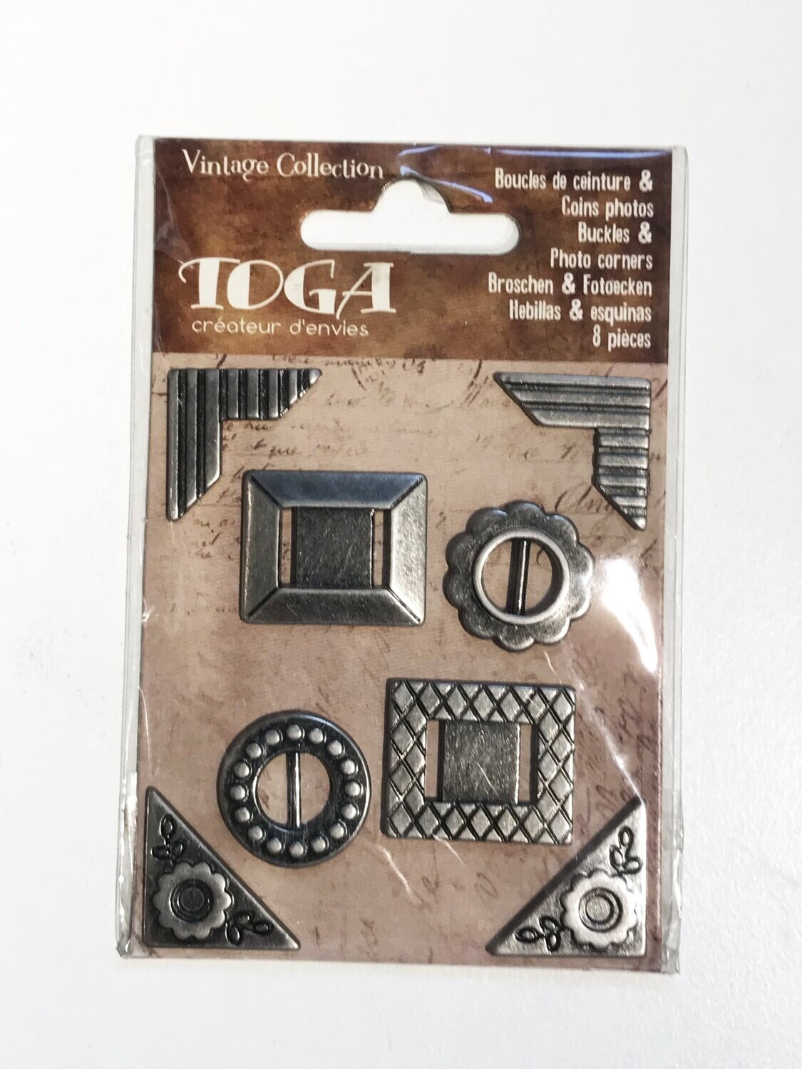 Conjunto adornos metálicos