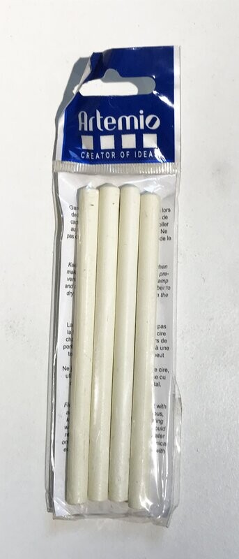 4 Barras de lacre blanco para pistola