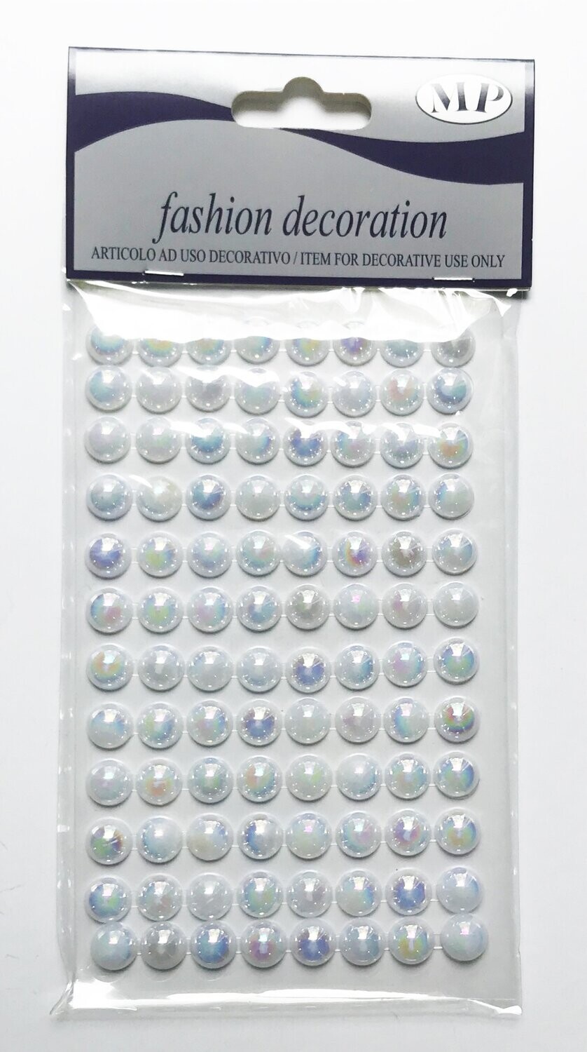 96 Medias perlas adhesivas