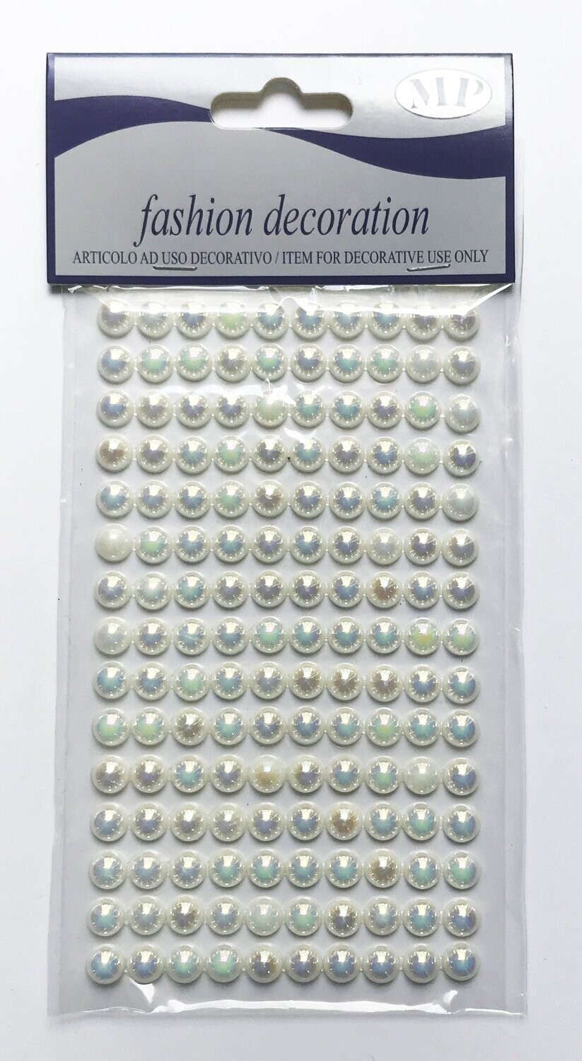 150 Medias perlas adhesivas
