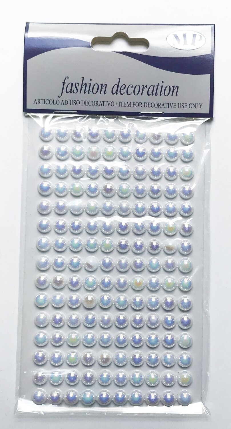 150 Medias perlas adhesivas