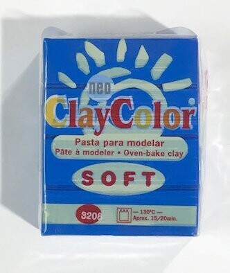 Pasta polimérica azul