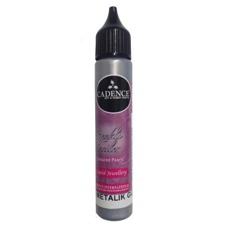 Pintura perlas Plata