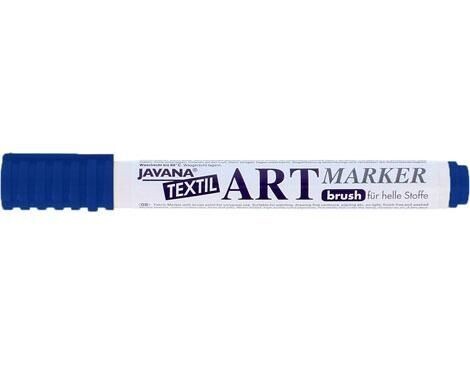 Rotulador textil pincel azul
