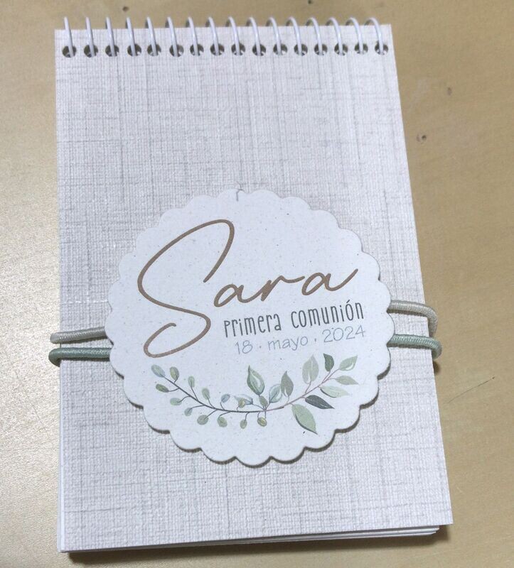 12 Libretas personalizada