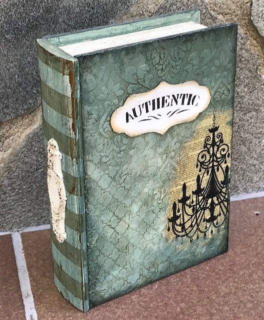 Libro-cajón madera