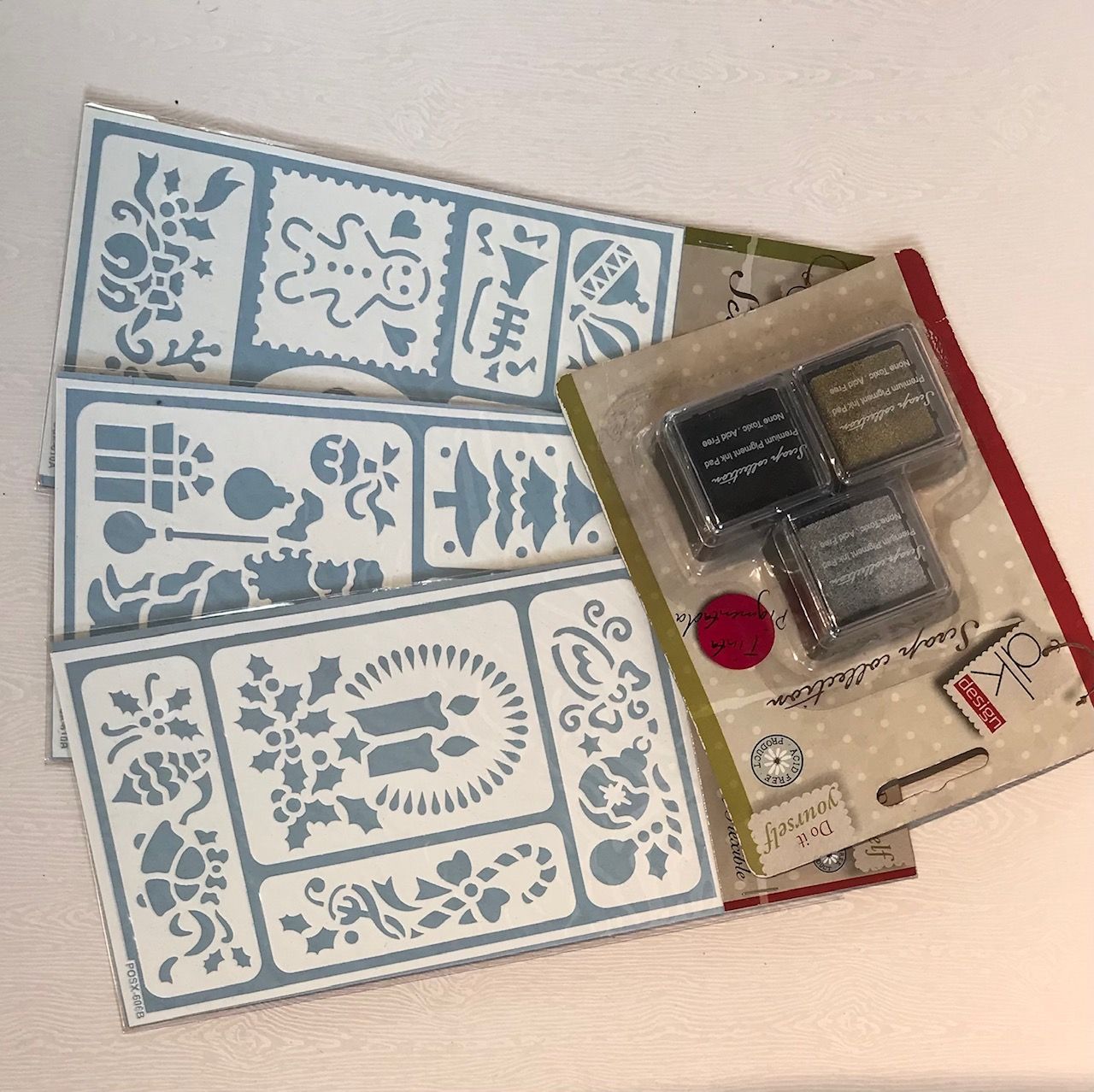 Stencils + tintas