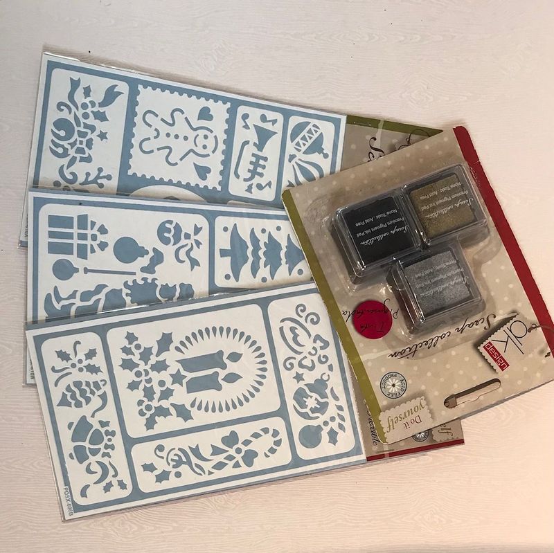 Stencils + tintas