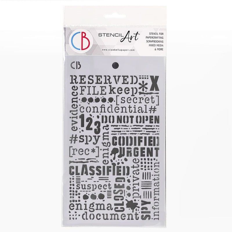 Stencil textura CIAO BELLA