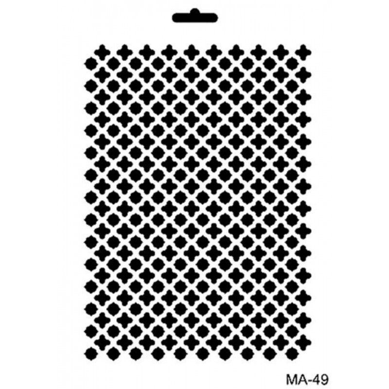 Stencil Mix Media 21x29cm