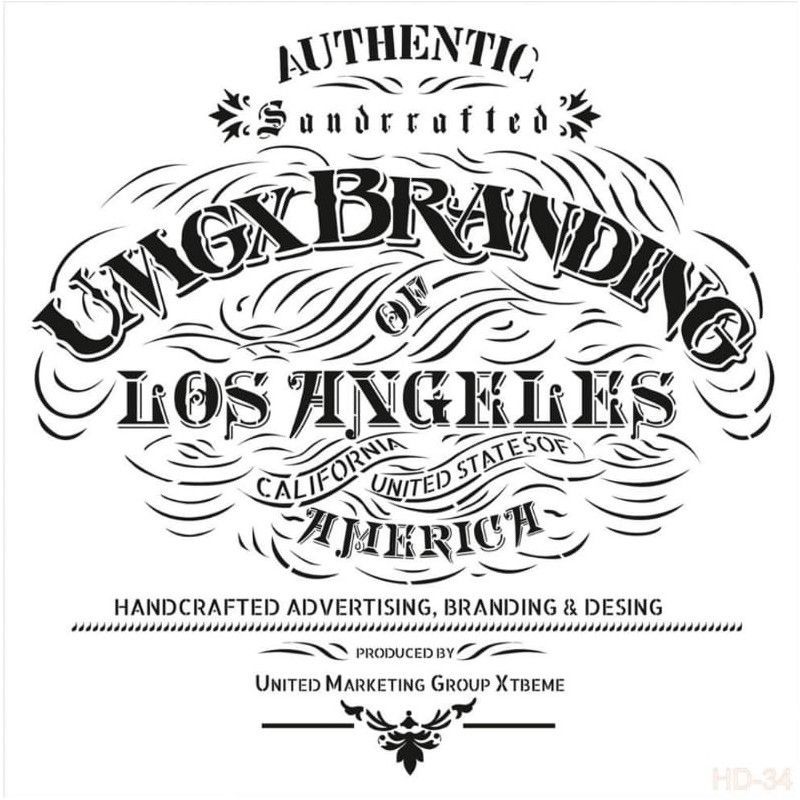 Stencil Mix Media 25x25cm